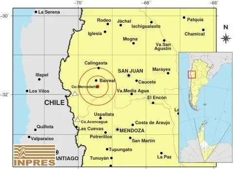 Fuerte sismo de 5.4º en San Juan se sintió en Mendoza