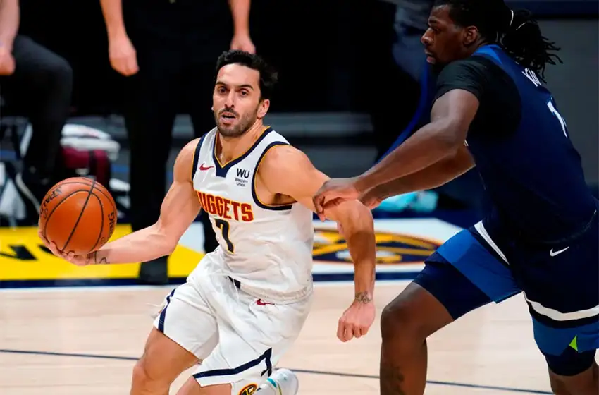 NBA: Campazzo anotó 11 puntos en una nueva victoria de Denver Nuggets
