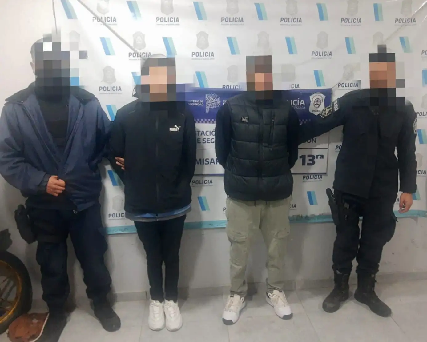 Los sujetos poseían procesos penales