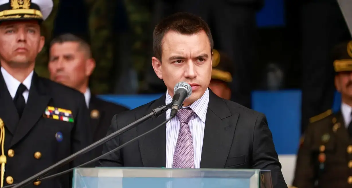 Daniel Noboa, presidente de Ecuador. Reuters