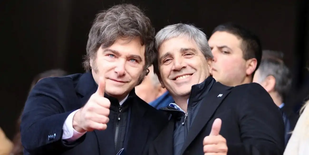 El presidente Javier Milei y el ministro de Economía Luis Caputo celebraron la inflación de 2025.