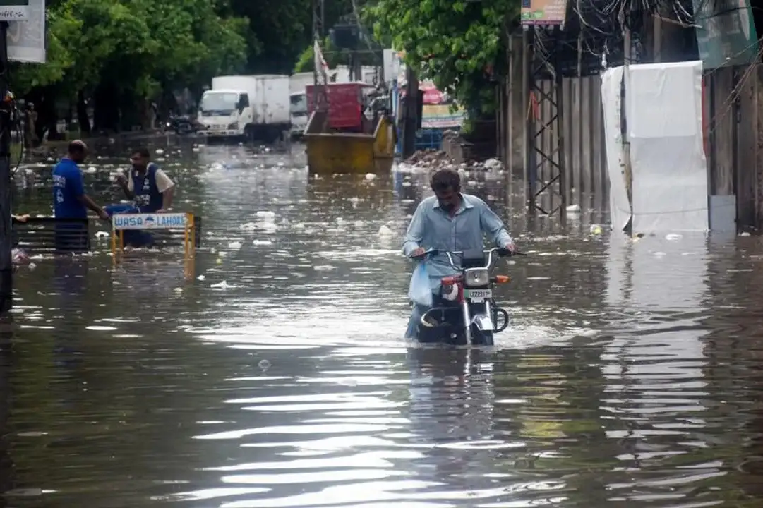 Inundación en Lahore, Pakistán