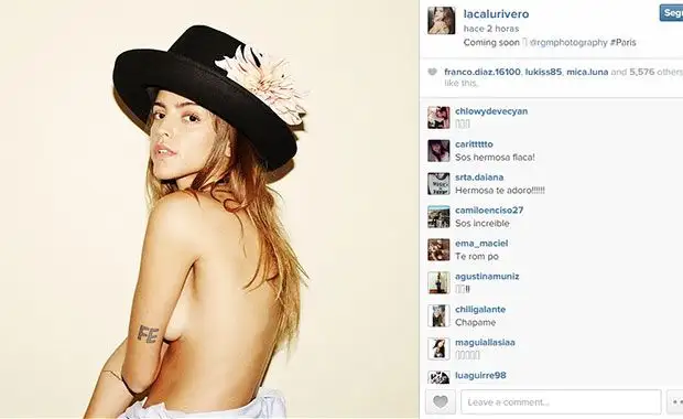 ¡Sensual trotamundos! Calu Rivero y sus provocativas fotos en topless durante su viaje por Europa