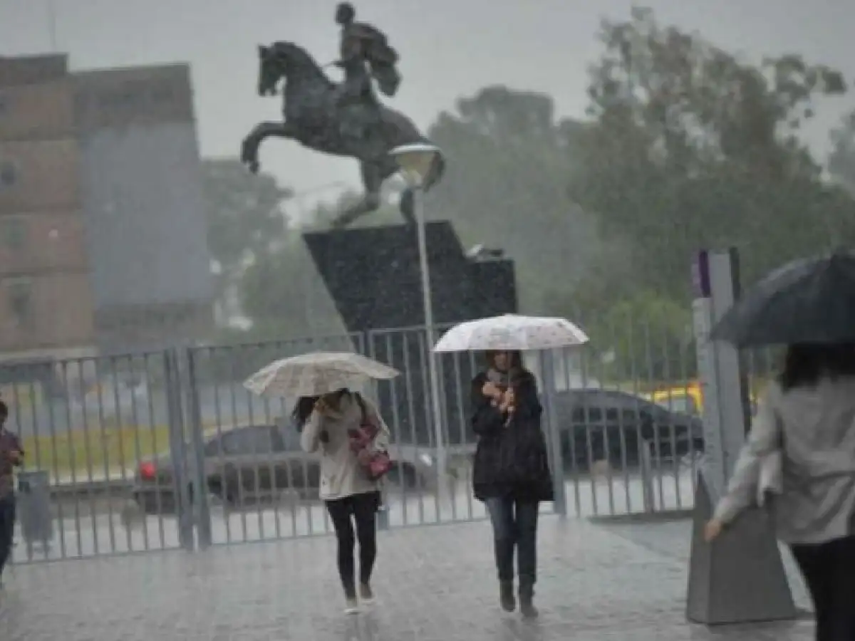 Alerta por tormentas fuertes para el centro del país