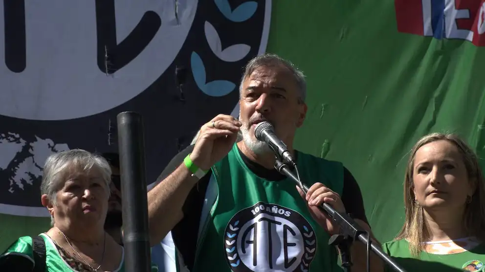 Rodolfo Aguiar, dirigente de ATE