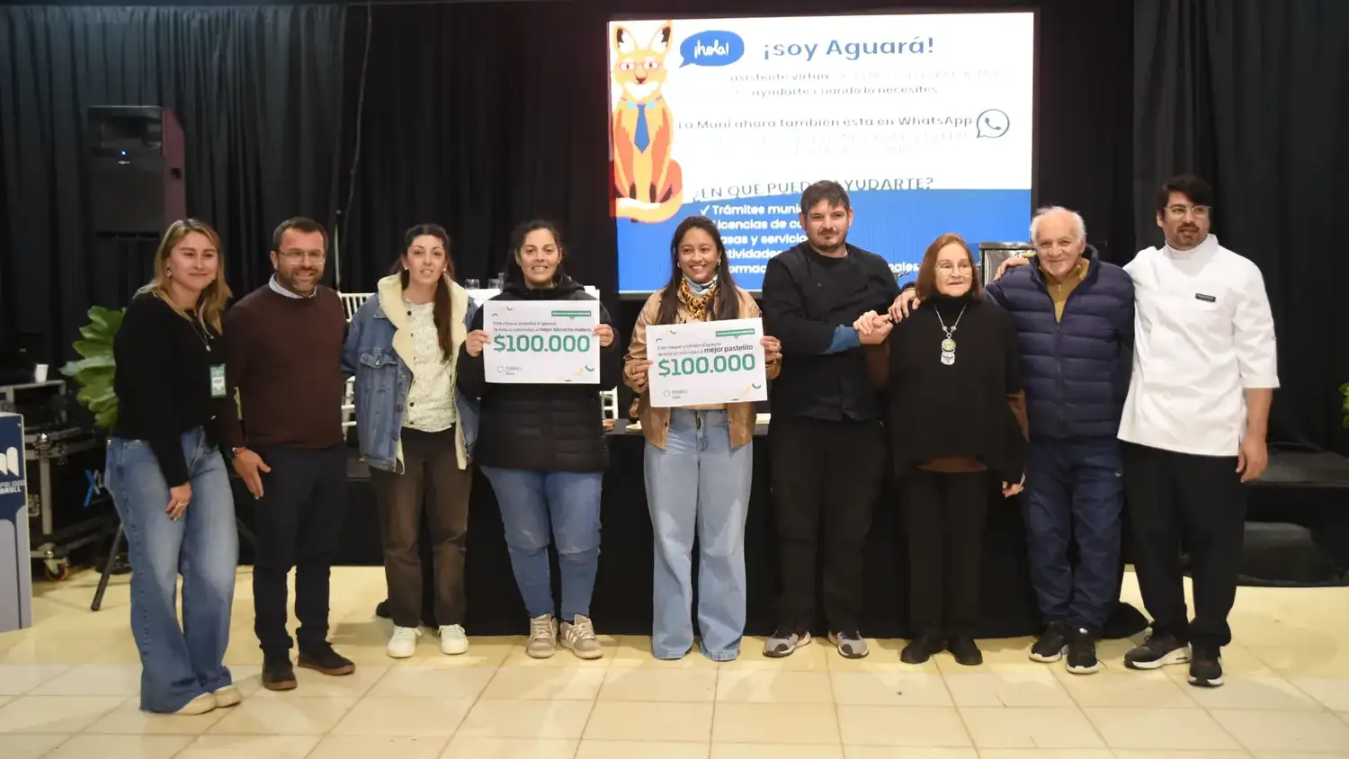 Las ganadoras del concurso de sabores recibieron premios de $ 100.000 en el escenario central