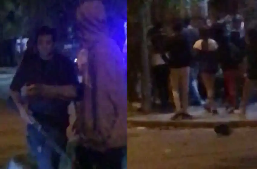 Desborde, caos y denuncia de represión en una fiesta clandestina