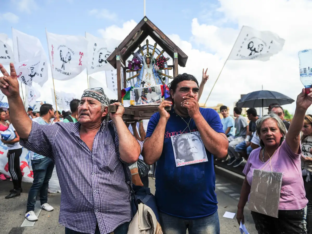 Jornada de protestas a un año de la detención de Milagro Sala