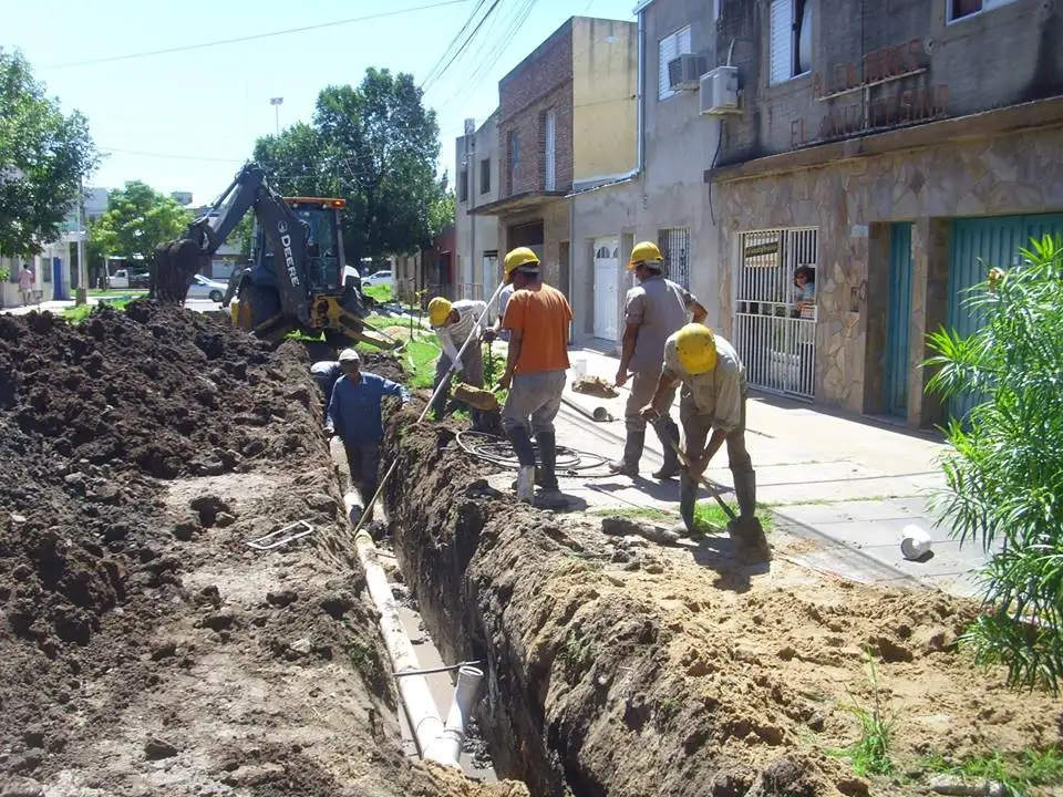 Se inauguran las redes cloacales en barrio Villa del Parque