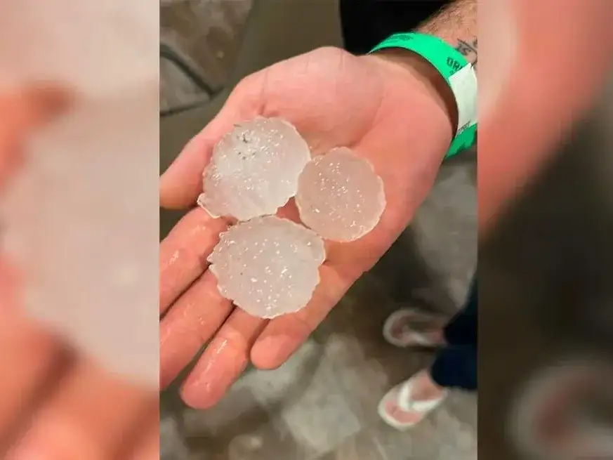 Varias localidades cordobesas fueron sorprendidas por el granizo.