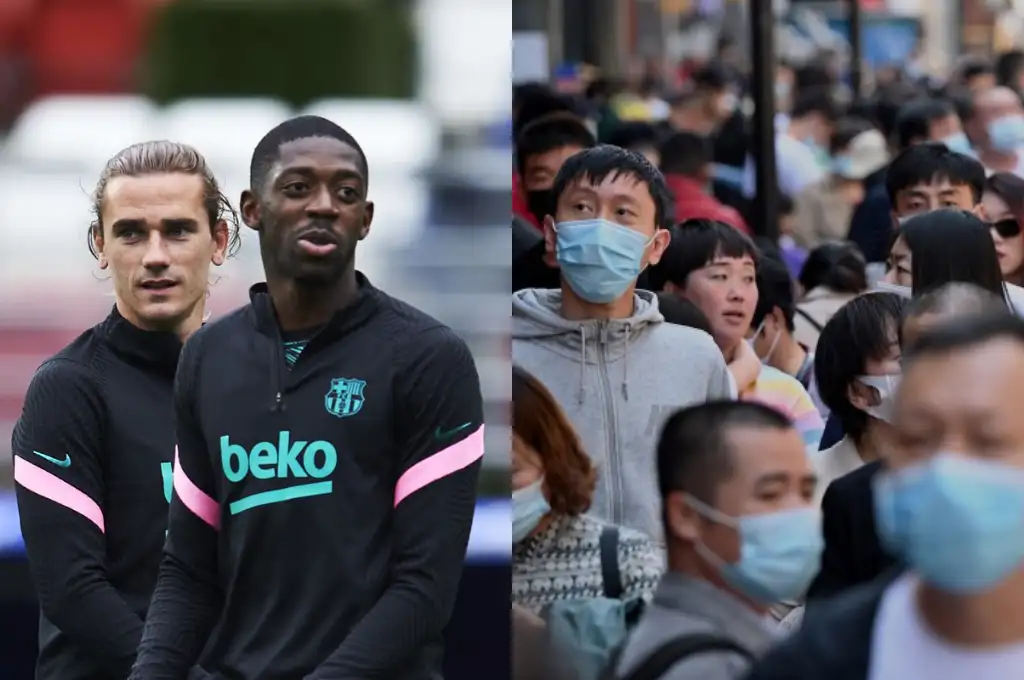 Dembélé y Griezmann han sido escrachados por ser racistas ante personas asiáticas
