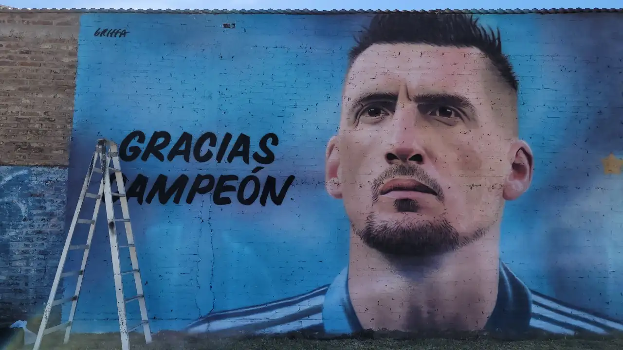Franco Armani tendrá un nuevo mural en Casilda