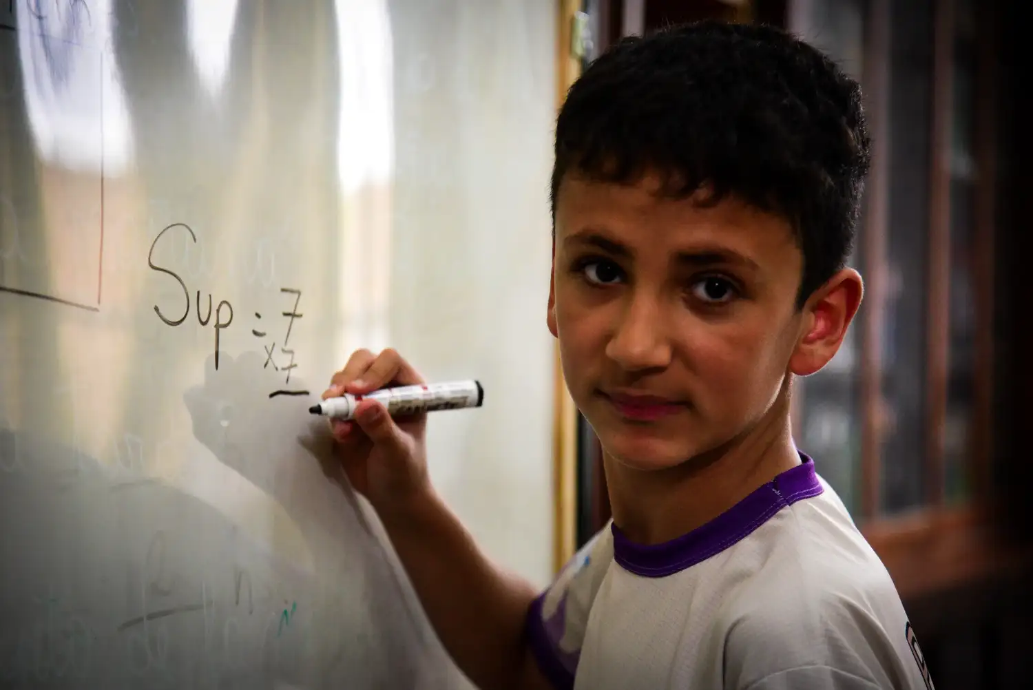 Benicio Gamba, alumno de sexto grado “C” de la Escuela Normal, disfruta de resolver problemas de razonamiento y clasificó a las Olimpiadas de Matemática Atacalar.