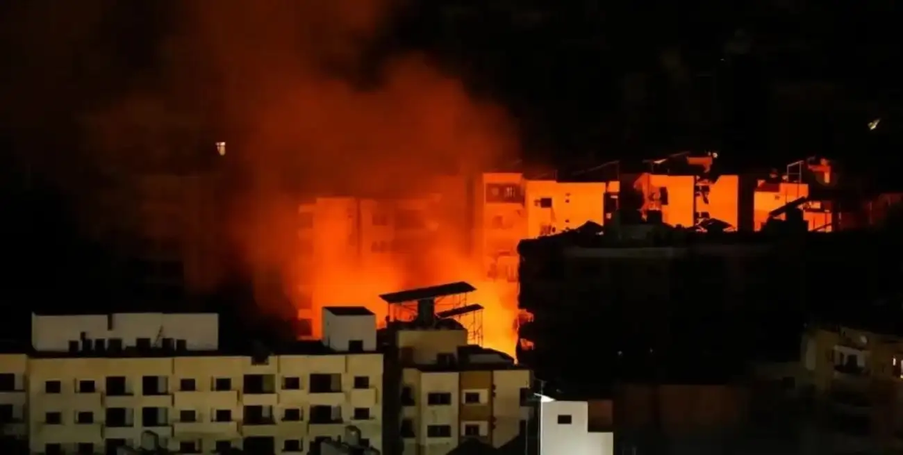 Ataques aéreos nocturnos del Ejército de Israel hacen blanco en la capital libanesa, Beirut. DW