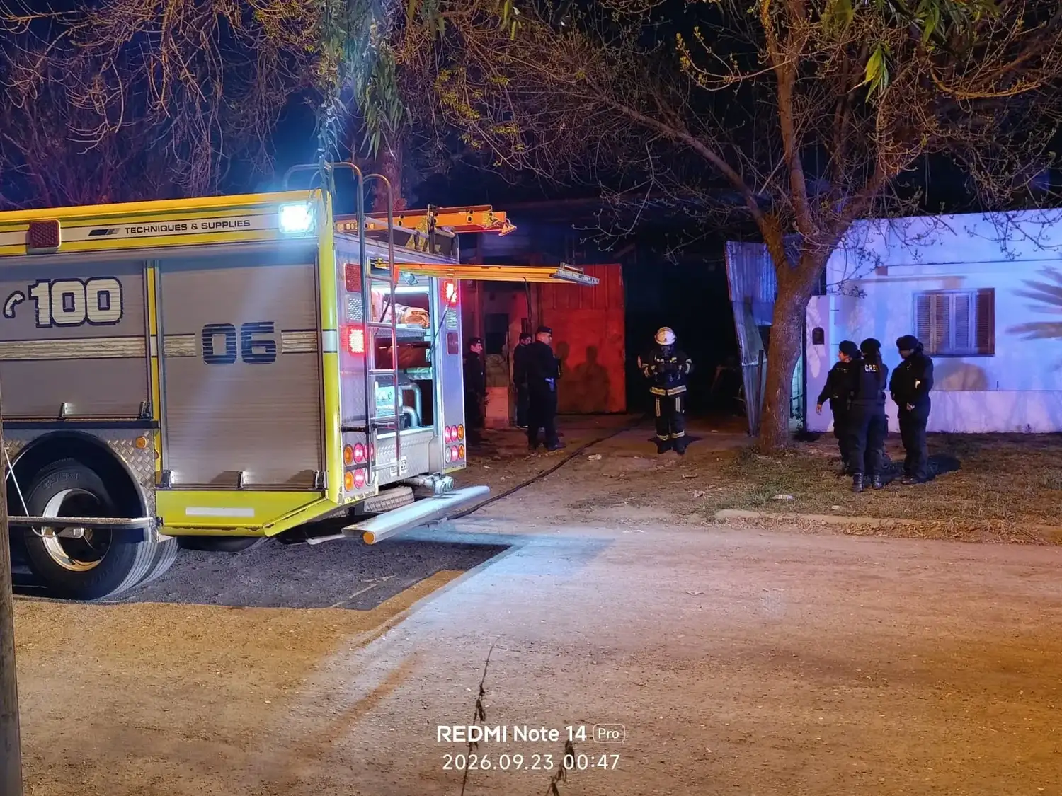 incendio taller mecánico - 3