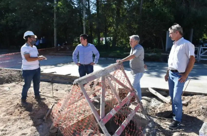 Nardini supervisó la ejecución de obras viales en Chascomús