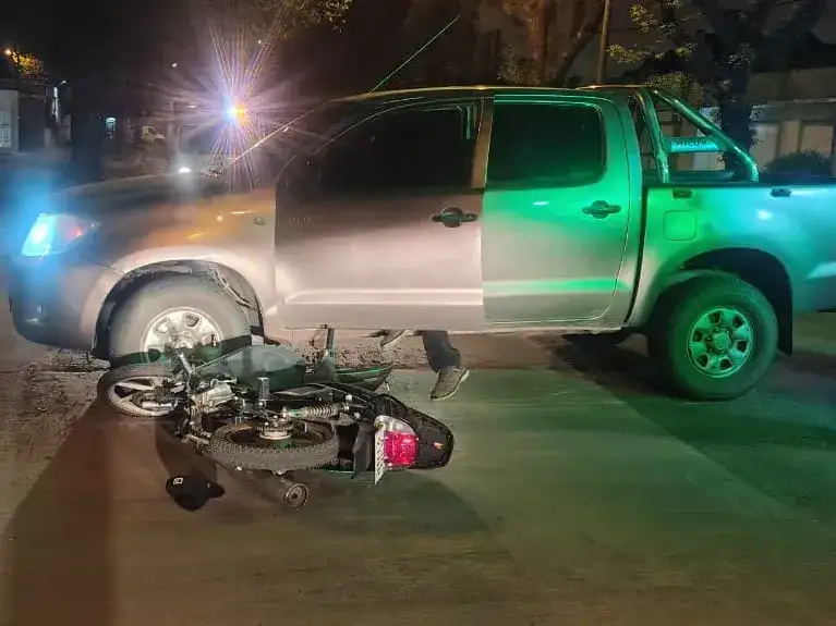 Accidente a primera hora de la mañana con un motociclista hospitalizado.