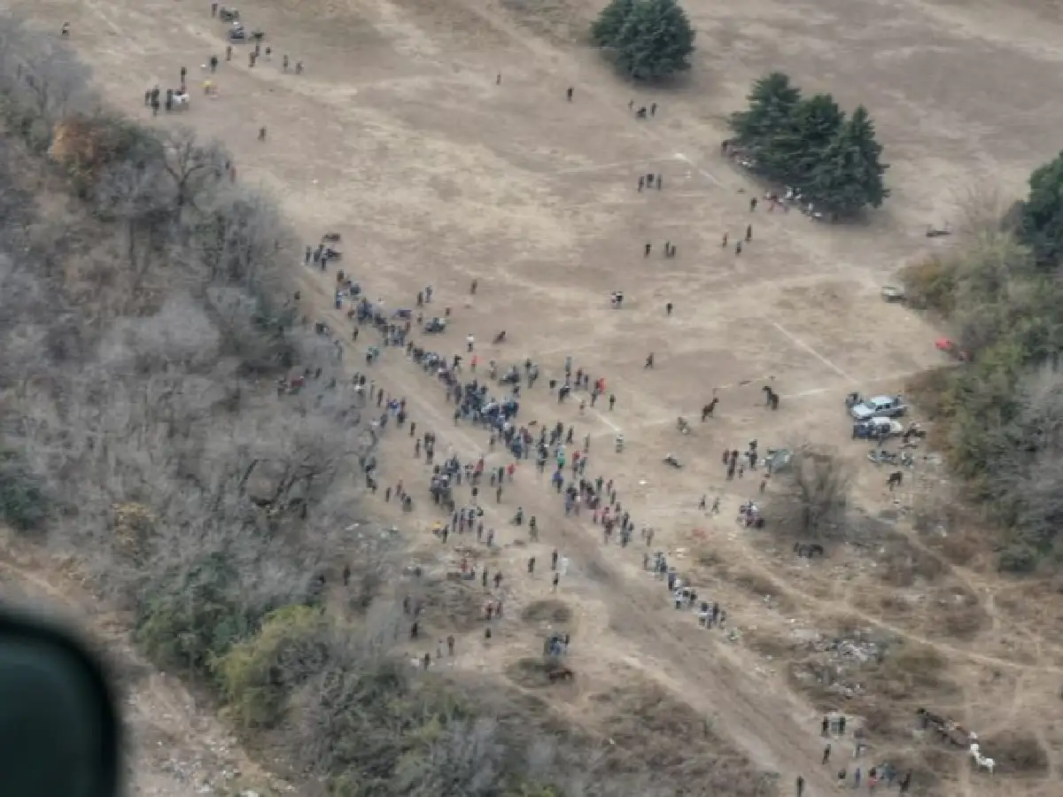 Dispersaron a una multitud en carrera cuadrera en Córdoba