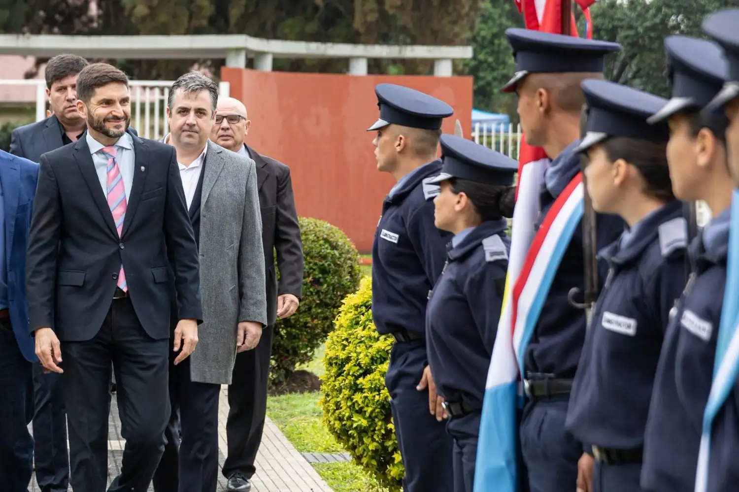 La formación y jerarquización de la policía es uno de los proyectos claves del gobernador Pullaro.