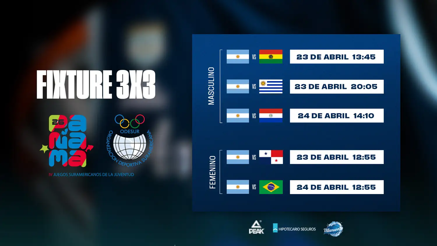 suramericanos 3x3