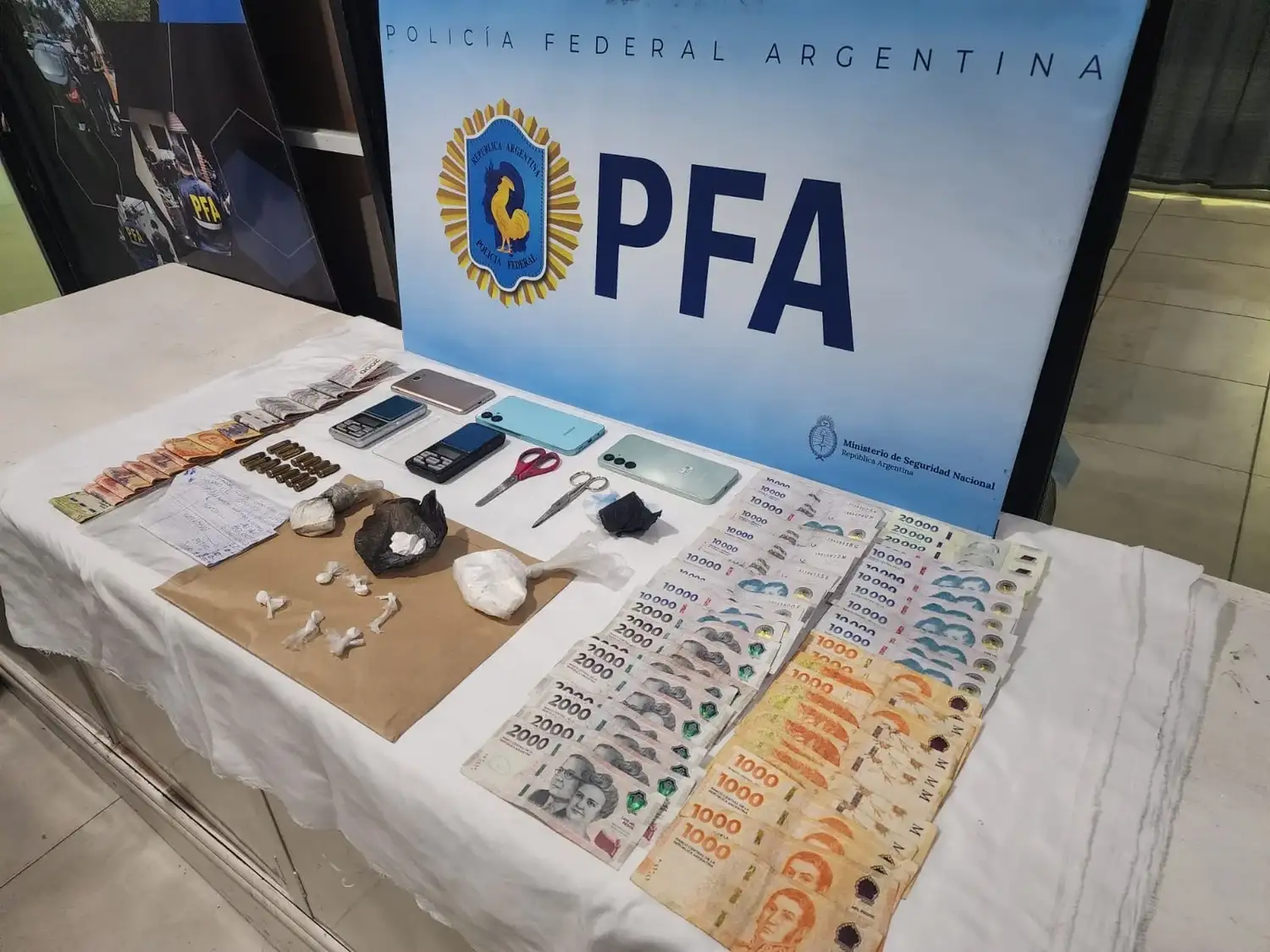 Las tareas de campo y la recolección de pruebas audiovisuales estuvieron a cargo de la División Unidad Operativa de Investigaciones Especiales de la PFA.