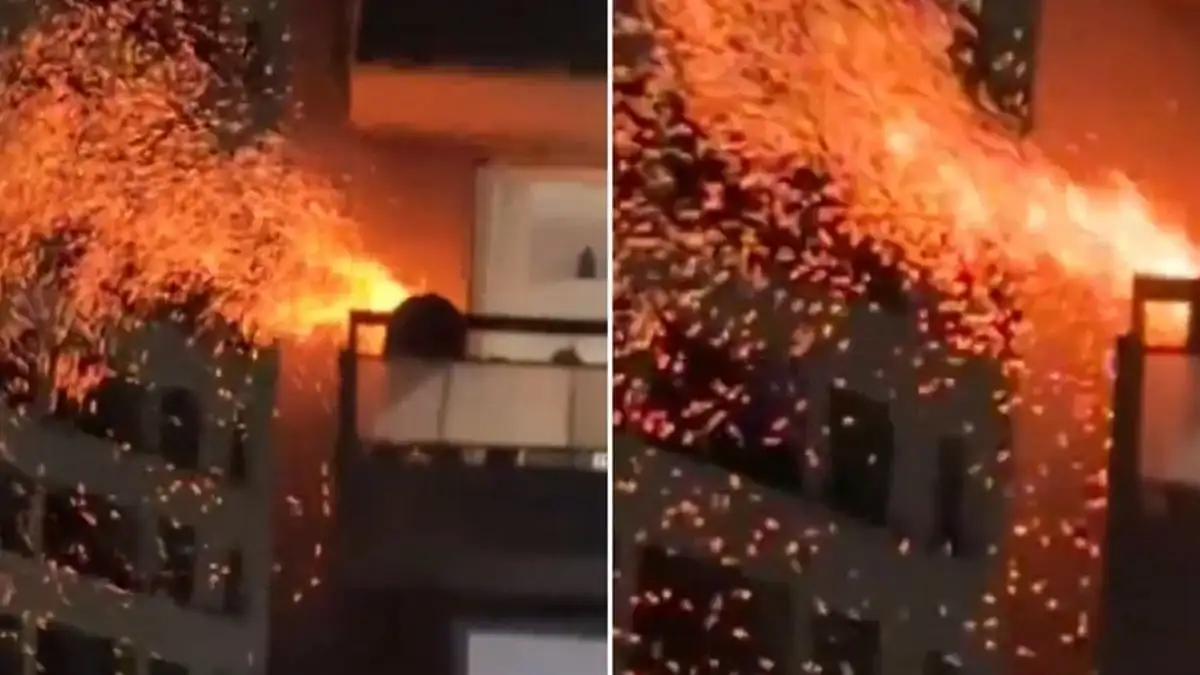 Un asado en altura casi termina en tragedia