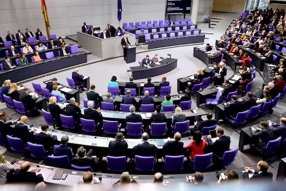El Parlamento alemán, en Berlín