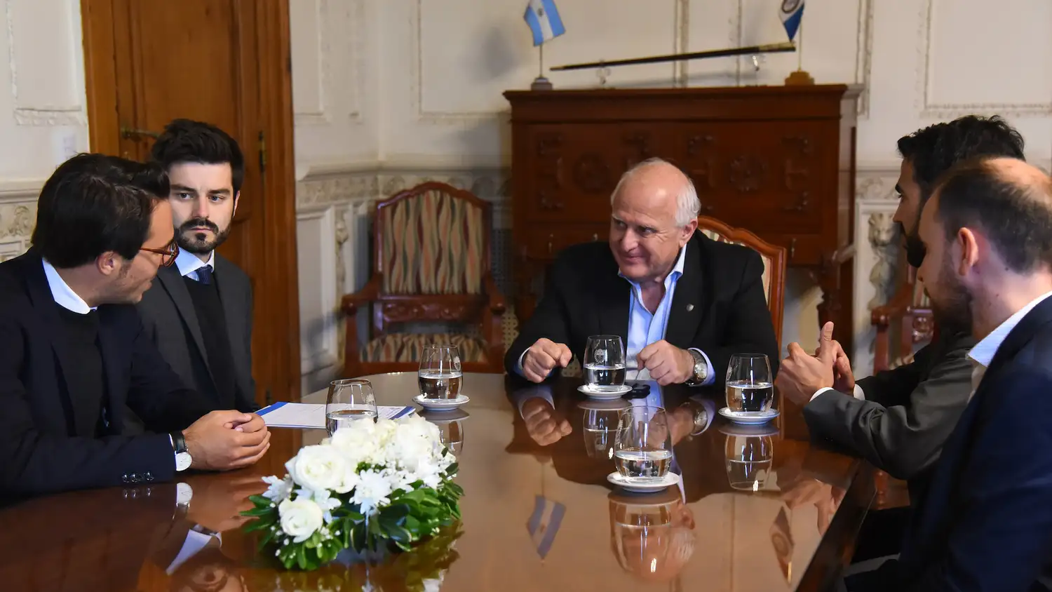 Gobierno Abierto: Lifschitz recibió a la comitiva de la OCDE