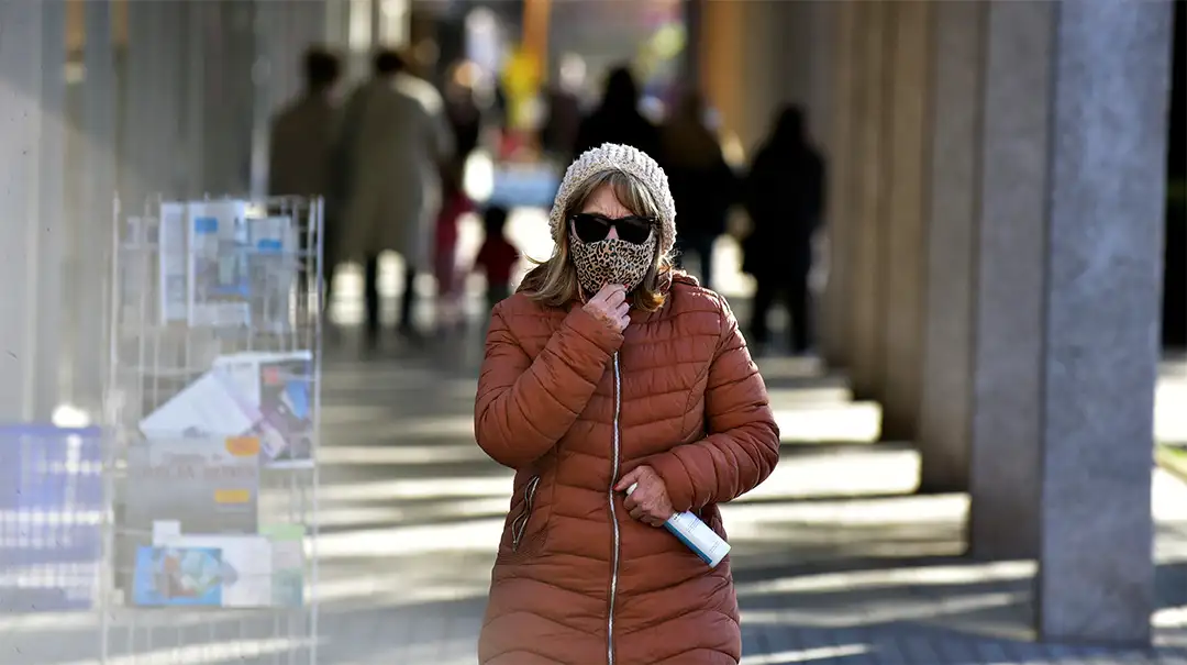 La temperatura mínima fue de 6°C.