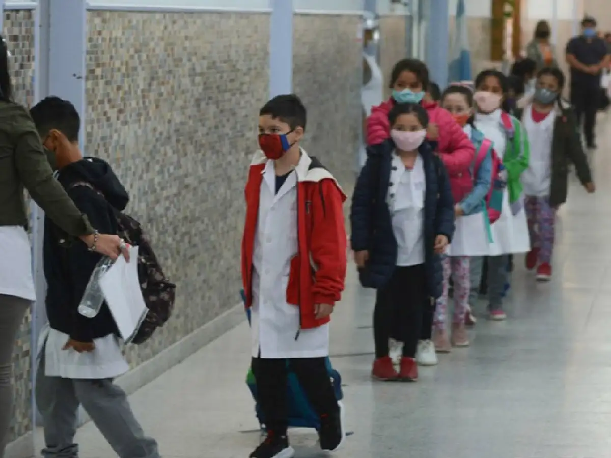 El uso de barbijo no será obligatorio en las escuelas de Chubut