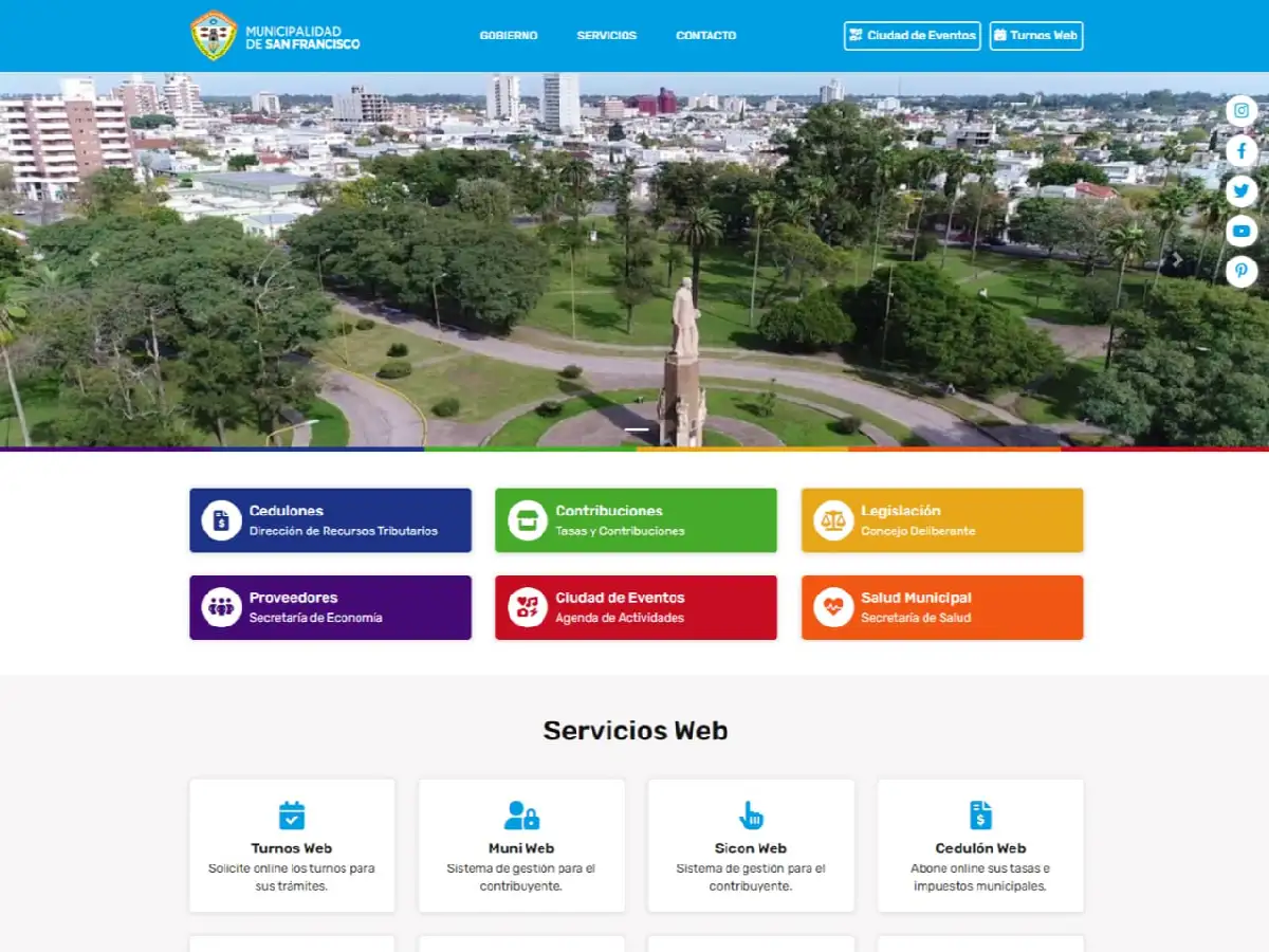 Rediseñaron la web municipal para mejorar la atención al vecino