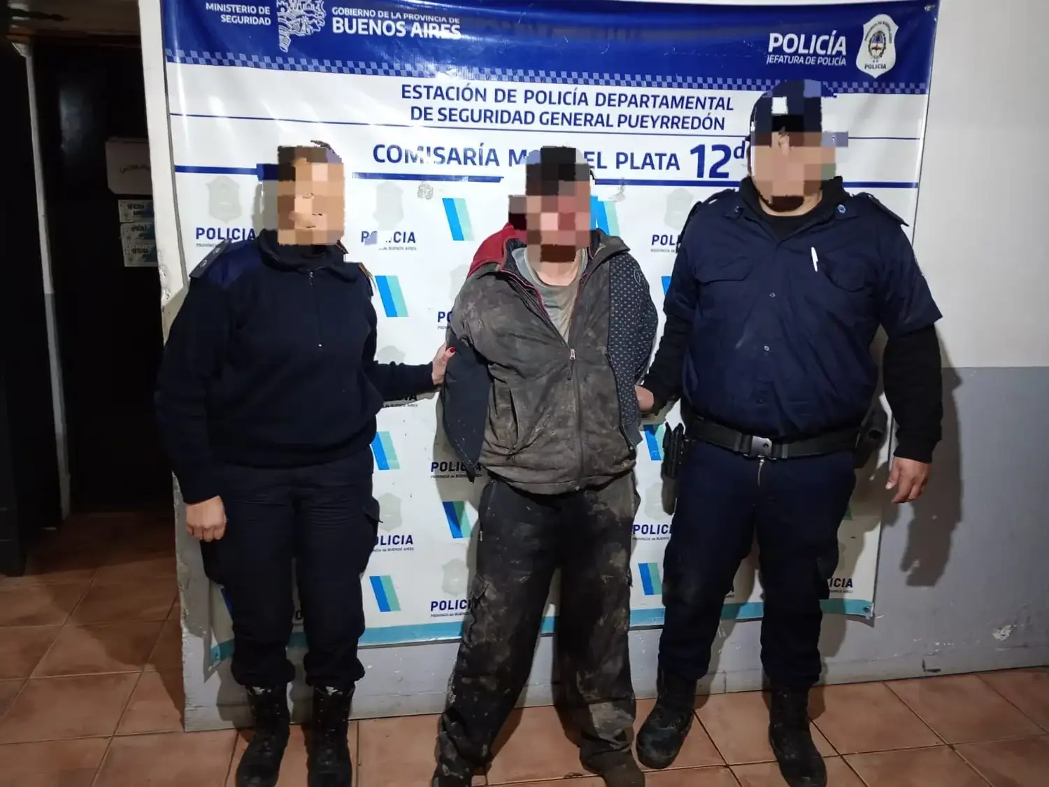 Detuvieron a un hombre armado con un cuchillo tras ingresar a una vivienda en San Cayetano