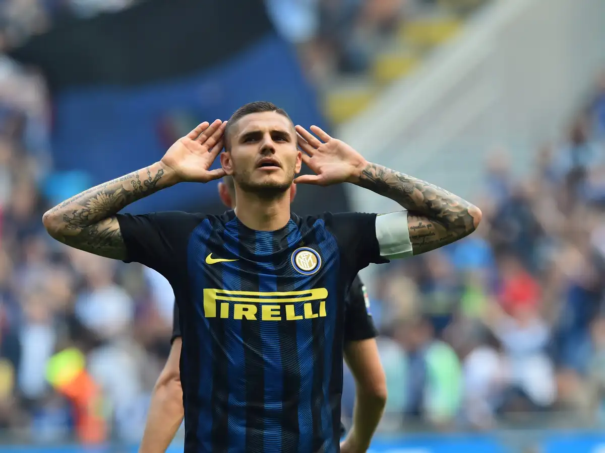 Dos gritos de Icardi en el “calcio”