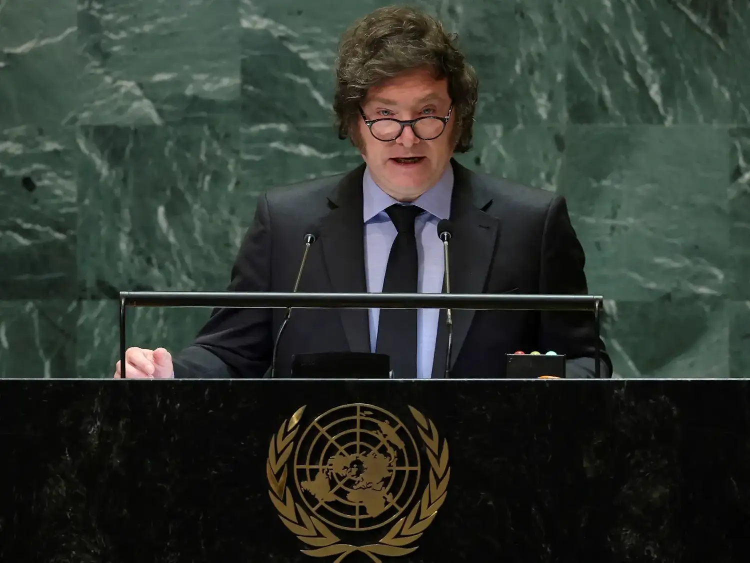 Javier Milei participa de las actividades de la Asamblea General de Naciones Unidas en Nueva York, donde tiene previsto pronunciar su discurso este miércoles.