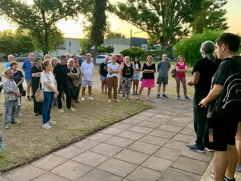 El reciente paseo cultural llevado a cabo en barrio Iturraspe (foto: redes del AGM)