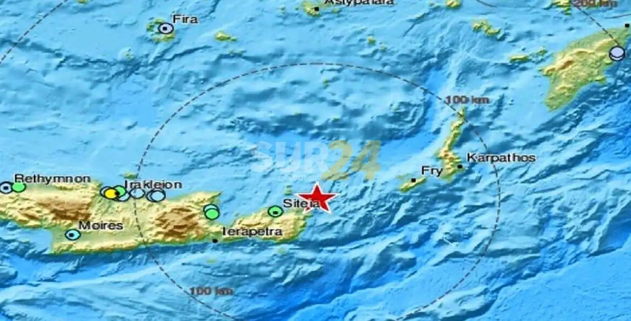Un terremoto de 6,3 de magnitud sacudió la isla de Creta