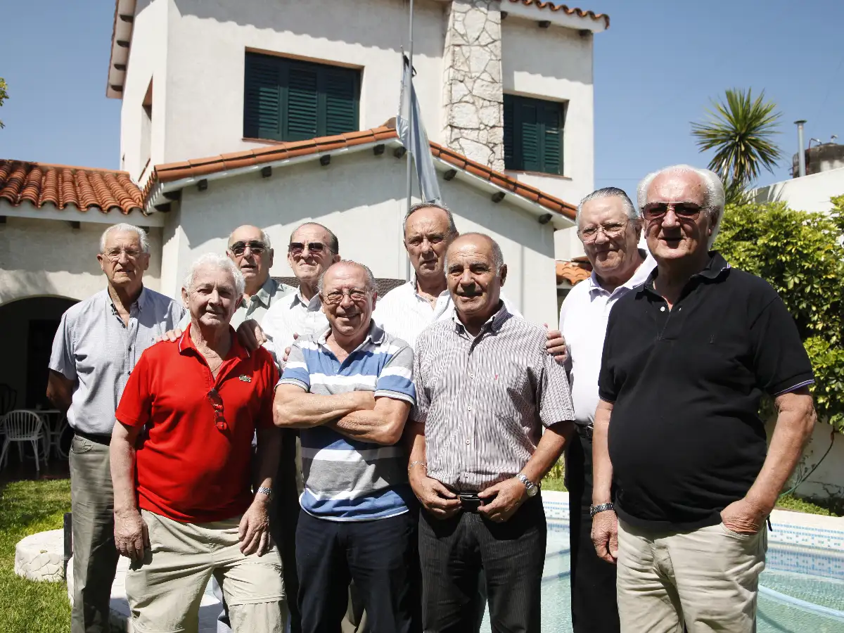 La peña Clase 39 homenajeó al "Baby" Ruiz, un enamorado de la patria