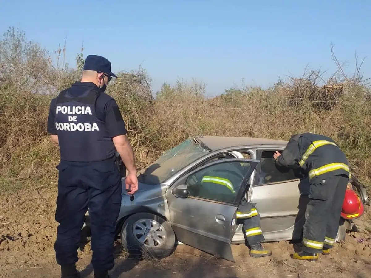 Accidente con daños materiales en Seeber