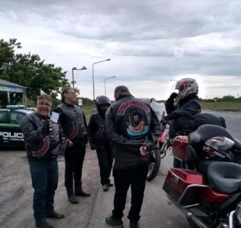 Vera: multaron a unos motoqueros brasileños