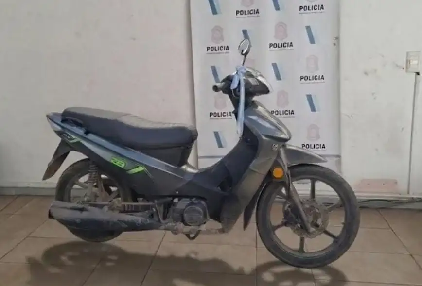La moto había sido robada en octubre de 2024.