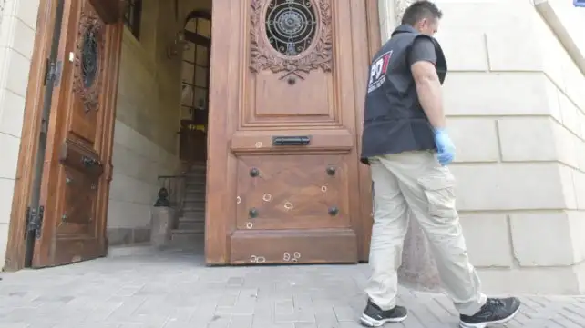 Balacera en la puerta del Concejo Municipal de Rosario