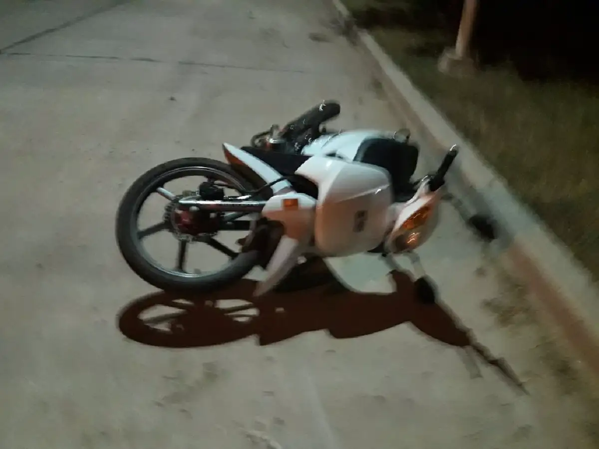 Brinkmann: motociclista con lesiones graves al chocar con un automóvil