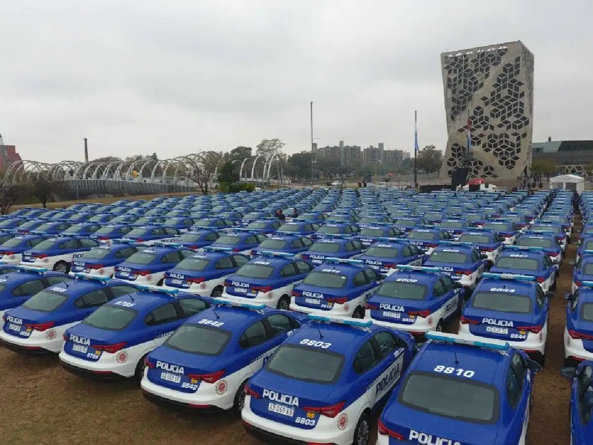Presentaron los nuevos móviles policiales con cámaras 360º