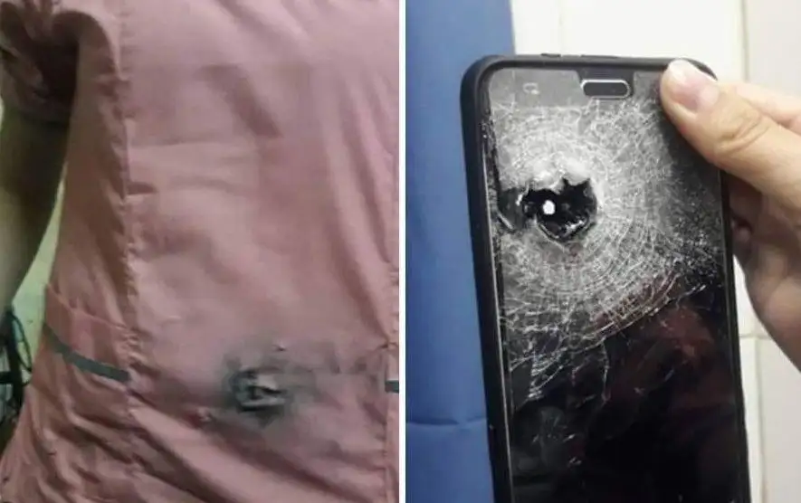 Tucumán: resistió a un asalto, le dispararon y el celular la salvó