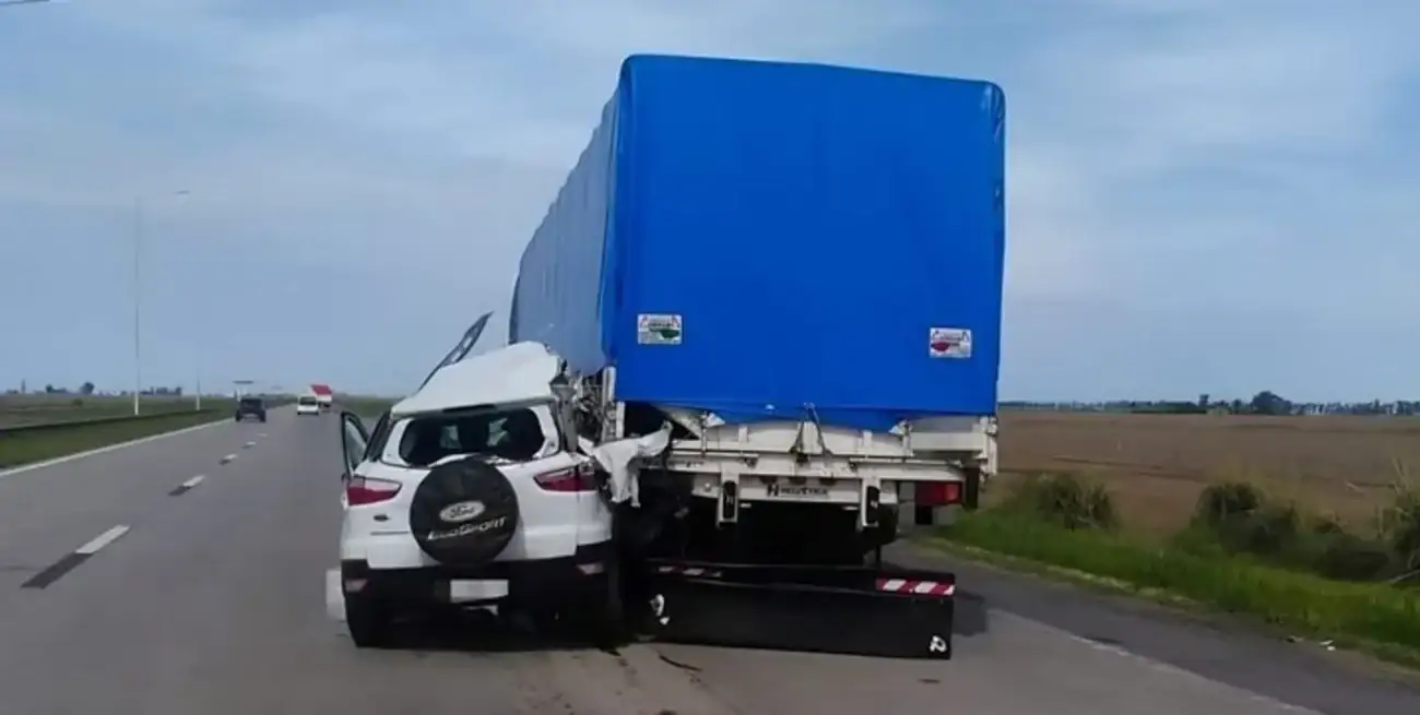 La camioneta involucrada en el siniestro era una Ford Ecosport