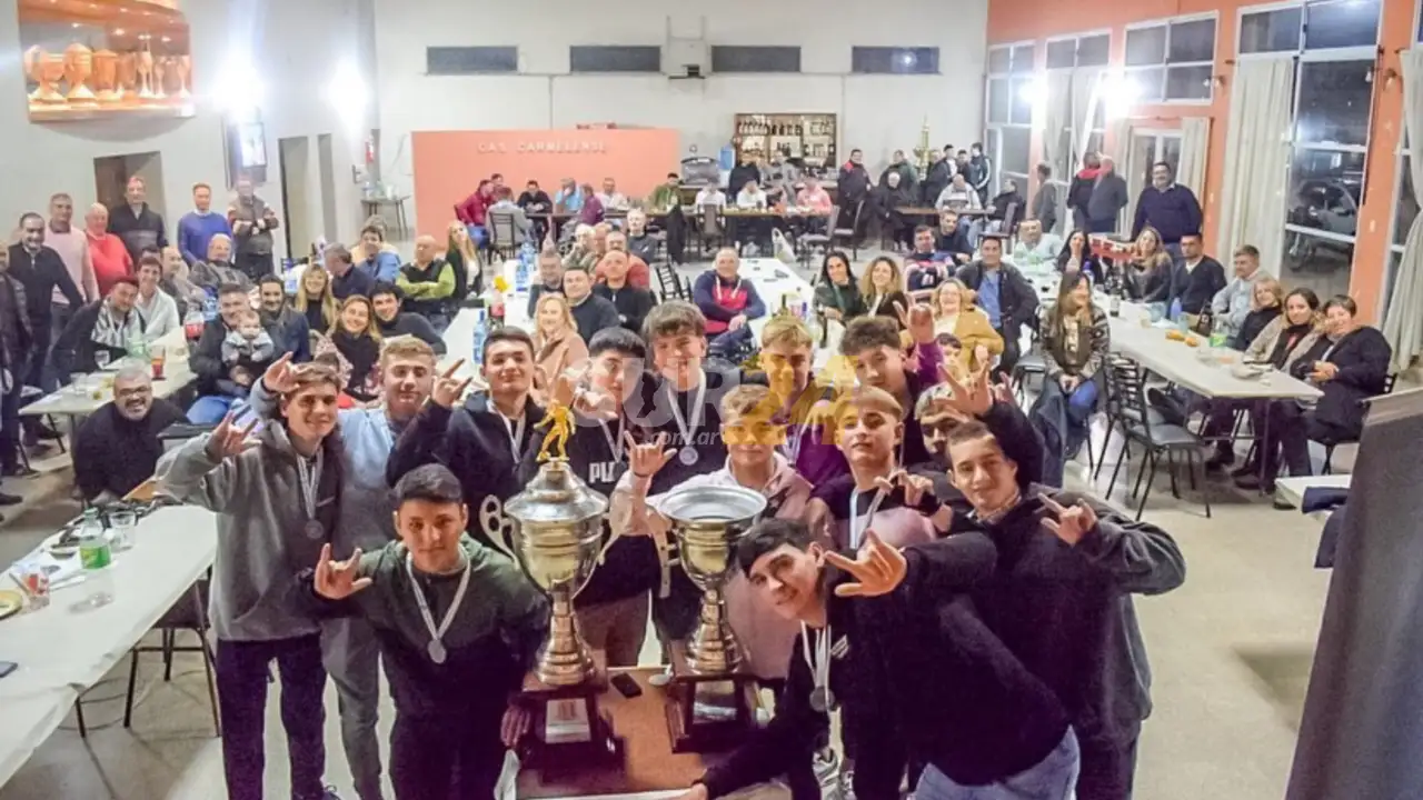 La Liga Venadense agasajó a los campeones provinciales sub15
