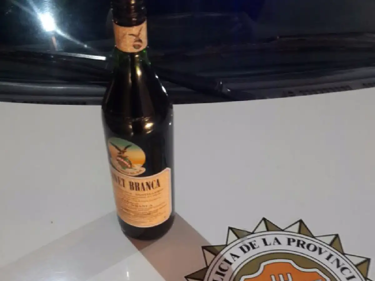 Policía de franco detuvo a un ladrón de fernet 