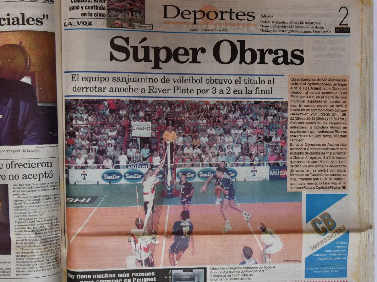 Aquellos días en que la ciudad fue la catedral del vóley