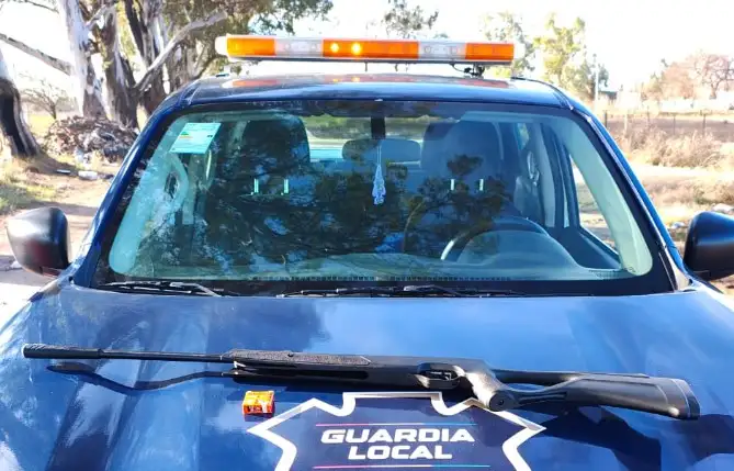 Los jóvenes estaban realizando disparos al aire.