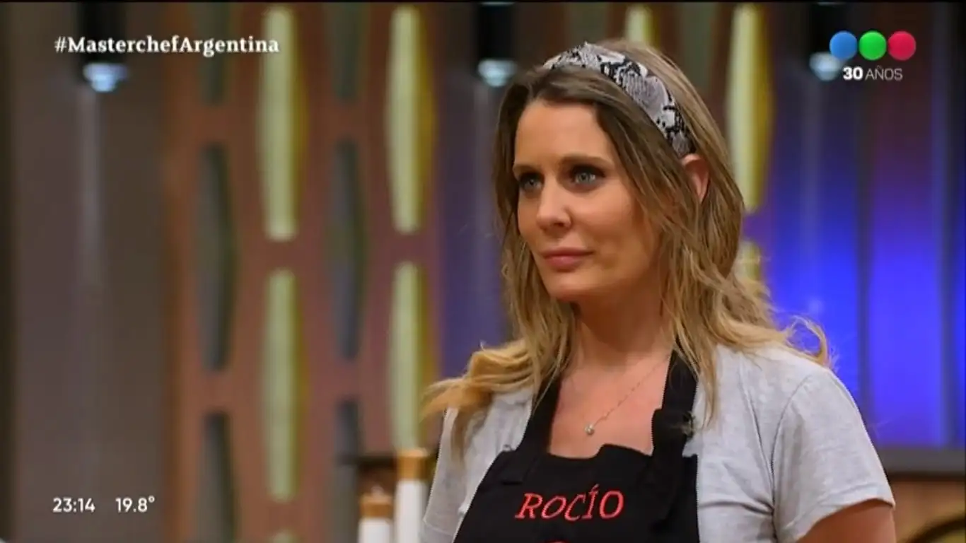 La bronca de Rocío Marengo al ser eliminada de Masterchef Celebrity